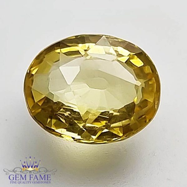 Yellow Sapphire 1.86ct (Pukhraj) Stone Ceylon