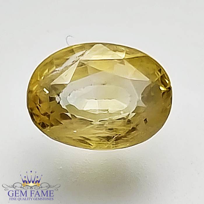 Yellow Sapphire 2.01ct (Pukhraj) Stone Ceylon