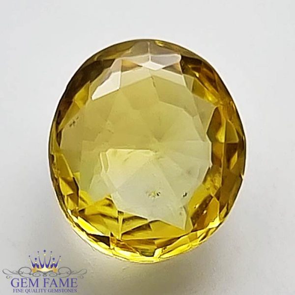 Yellow Sapphire 1.74ct (Pukhraj) Stone Ceylon