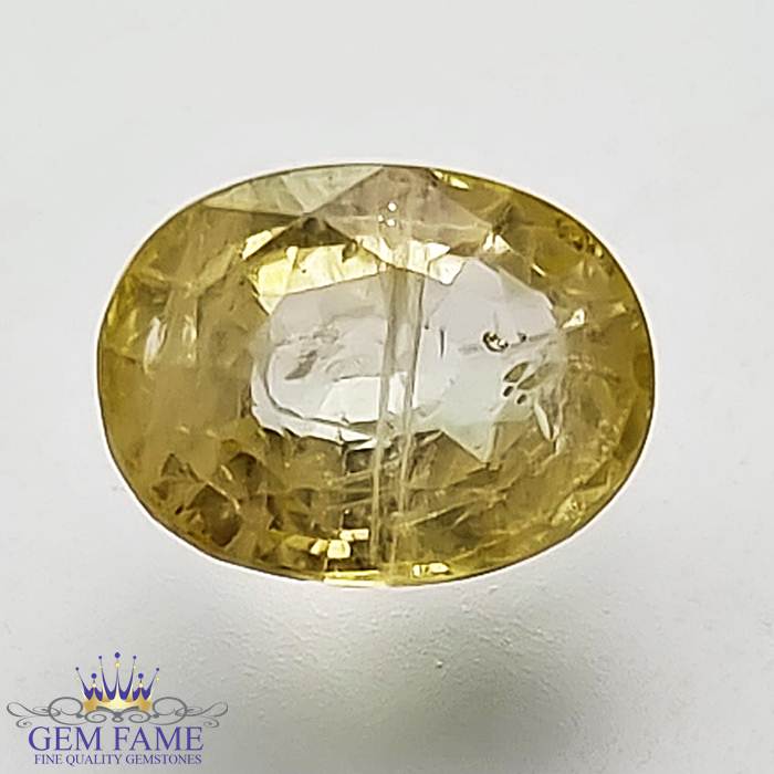 Yellow Sapphire 1.82ct (Pukhraj) Stone Ceylon