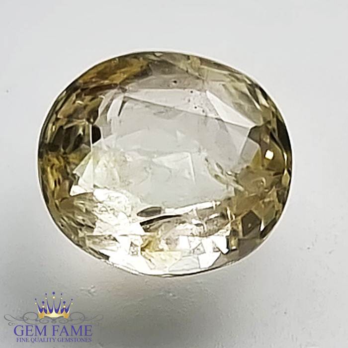 Yellow Sapphire 2.25ct (Pukhraj) Stone Ceylon