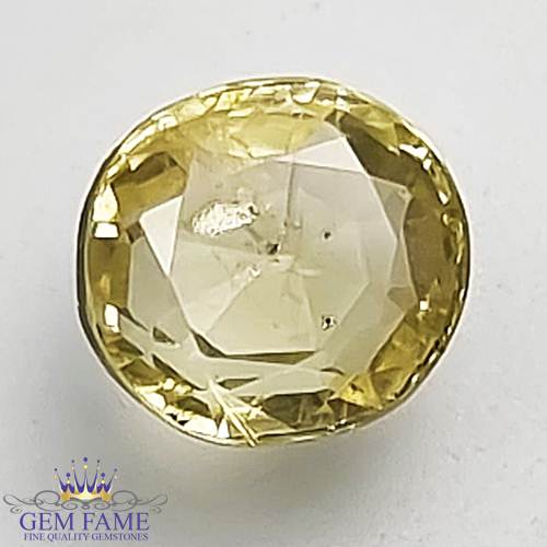 Yellow Sapphire 1.72ct (Pukhraj) Stone Ceylon