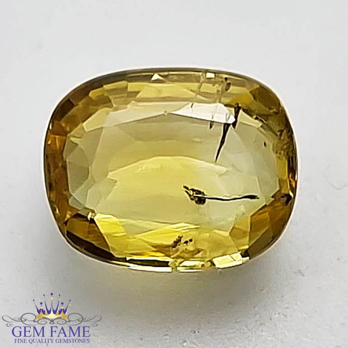 Light Yellow Sapphire 1.71ct (Pukhraj) Stone Ceylon