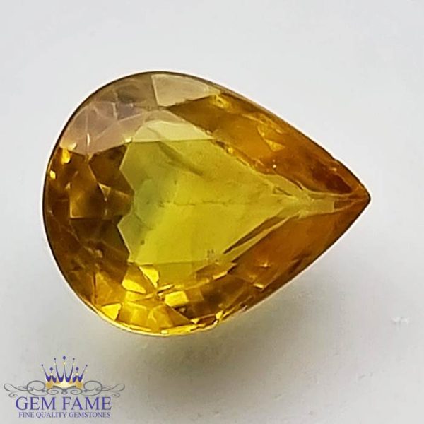 Light Yellow Sapphire 2.08ct (Pukhraj) Stone Ceylon