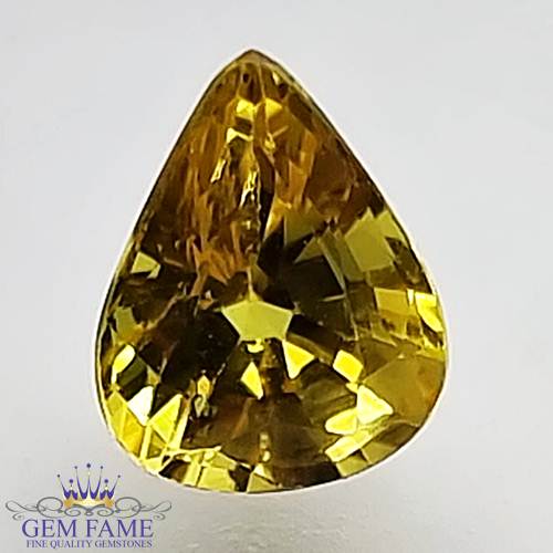 Yellow Sapphire 1.27ct Natural Gemstone Ceylon