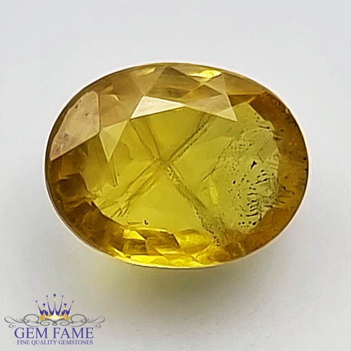 Yellow Sapphire 1.54ct (Pukhraj) Stone Thailand