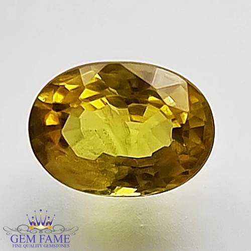 Yellow Sapphire 1.20ct (Pukhraj) Stone Thailand