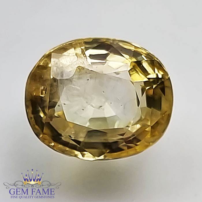 Yellow Sapphire 4.14ct (Pukhraj) Stone Ceylon