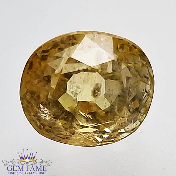Yellow Sapphire 6.25ct (Pukhraj) Stone Ceylon