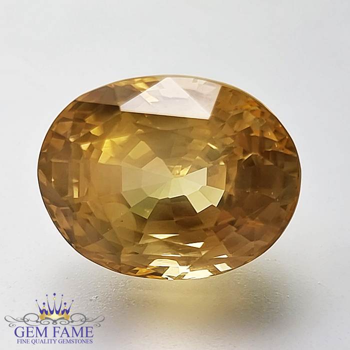 Yellow Sapphire 17.38ct (Pukhraj) Stone Ceylon