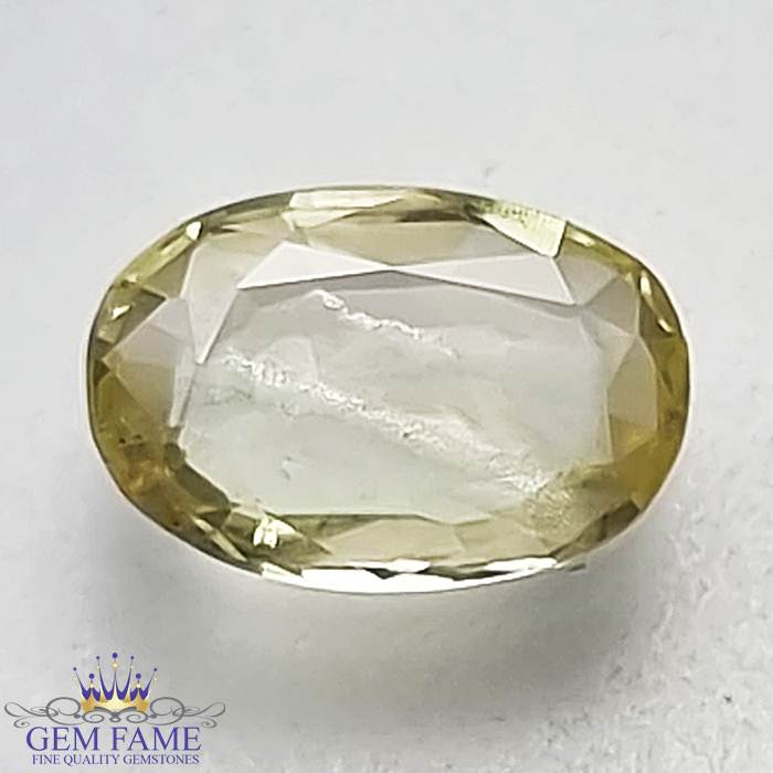 Yellow Sapphire 1.37ct (Pukhraj) Stone Ceylon