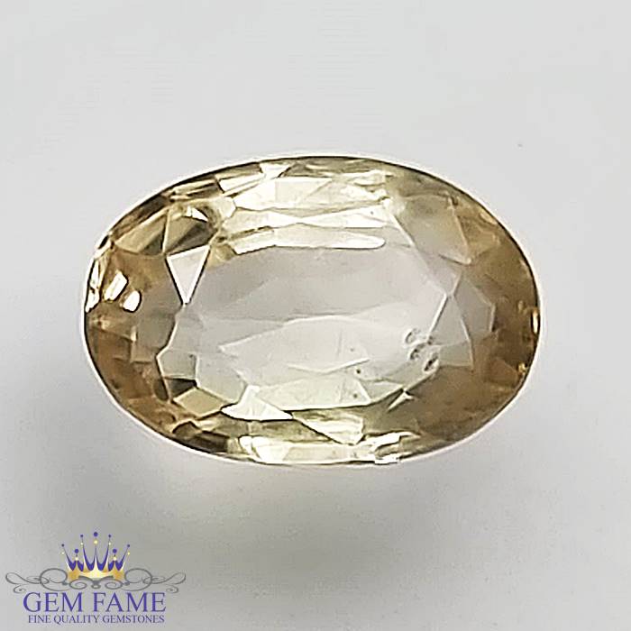 Yellow Sapphire 1.59ct (Pukhraj) Stone Ceylon