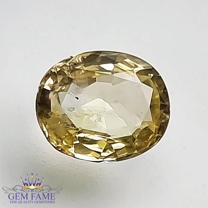 Yellow Sapphire 1.18ct (Pukhraj) Stone Ceylon