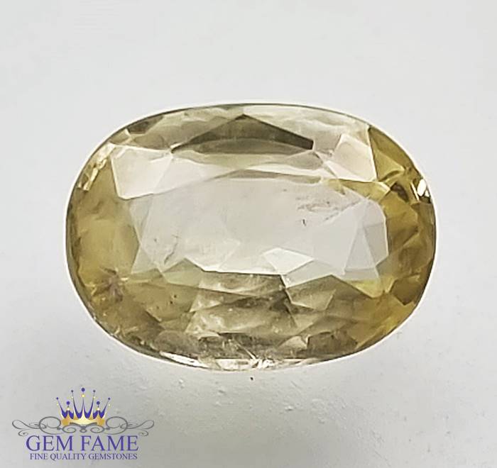 Yellow Sapphire 1.64ct (Pukhraj) Stone Ceylon