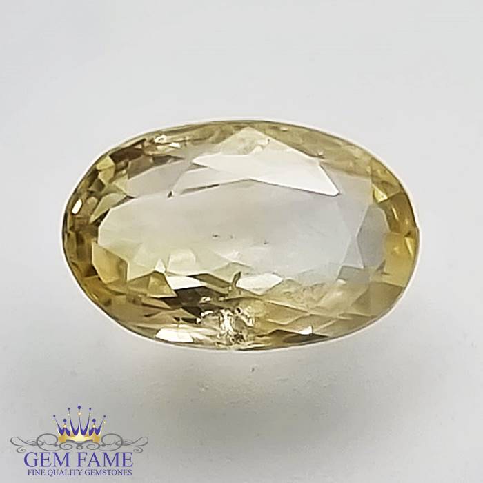 Yellow Sapphire 1.66ct (Pukhraj) Stone Ceylon