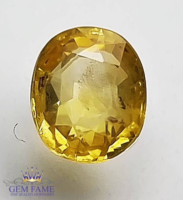 Yellow Sapphire 1.30ct (Pukhraj) Stone Ceylon