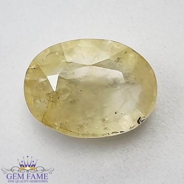 Yellow Sapphire 4.16ct (Pukhraj) Stone Ceylon
