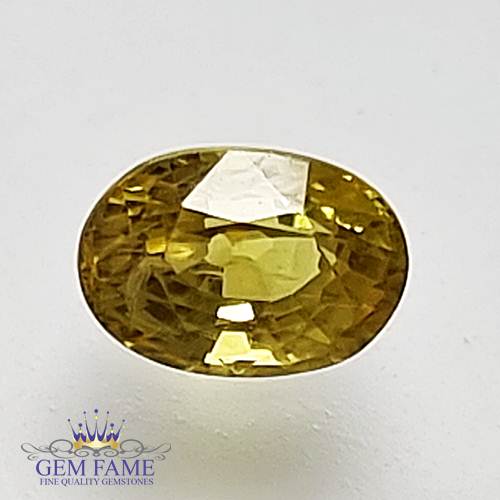 Yellow Sapphire 0.83ct Natural Gemstone Thailand