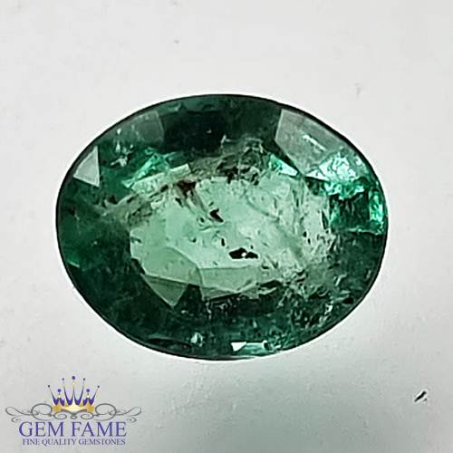 Emerald 0.86ct (Panna) Gemstone Zambian