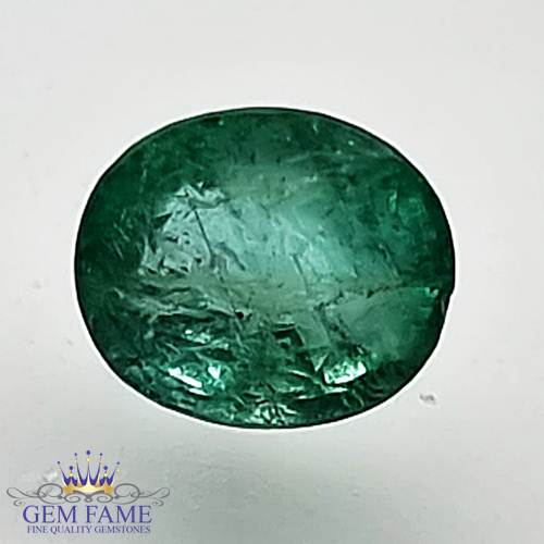 Emerald 0.86ct (Panna) Gemstone Zambian