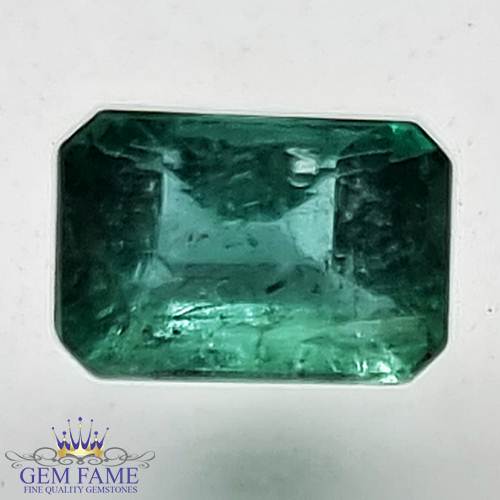 Emerald 0.93ct (Panna) Gemstone Zambian