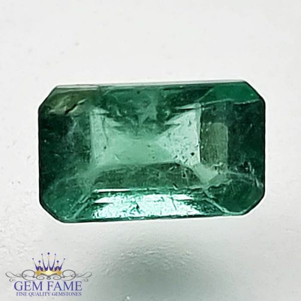 Emerald 0.98ct (Panna) Gemstone Zambian