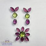 Earrings And Pendant Loose Gemstone set