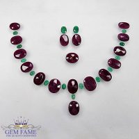 Necklace & Earring & Ring Loose Gemstone set