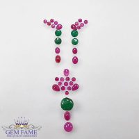 Earrings And Pendant Loose Gemstone set