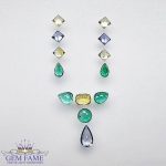 Earrings And Pendant Loose Gemstone set