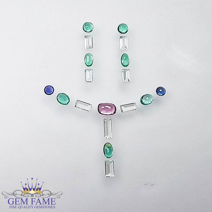 Necklace / Earring / Ring Loose Gemstone set