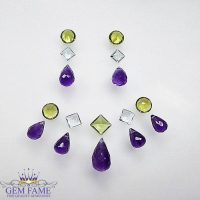 Necklace / Earring / Ring Loose Gemstone set