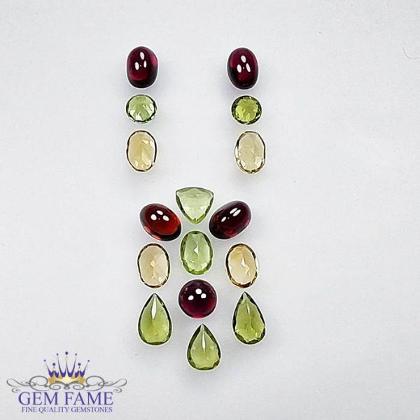 Earrings And Pendant Loose Gemstone set