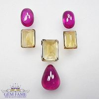 Earrings And Pendant Loose Gemstone set