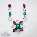 Earrings And Pendant Loose Gemstone set