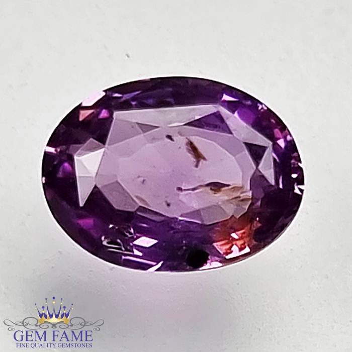 Purple Sapphire Gemstone 1.33ct