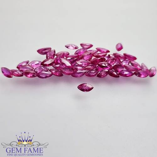 Ruby Burma 2.00x4.00mm Marquise Shape Gemstones