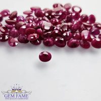 Ruby Burma 5x4.mm Oval Shape Gemstones