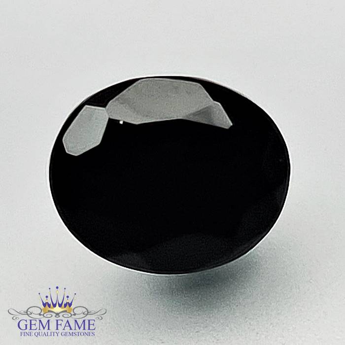 Black Onyx Gemstone 3.44ct India