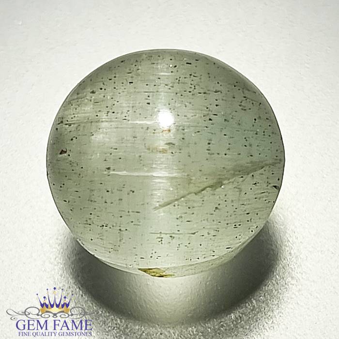 Aquamarine Cat's Eye 6.89ct Natural Gemstone India