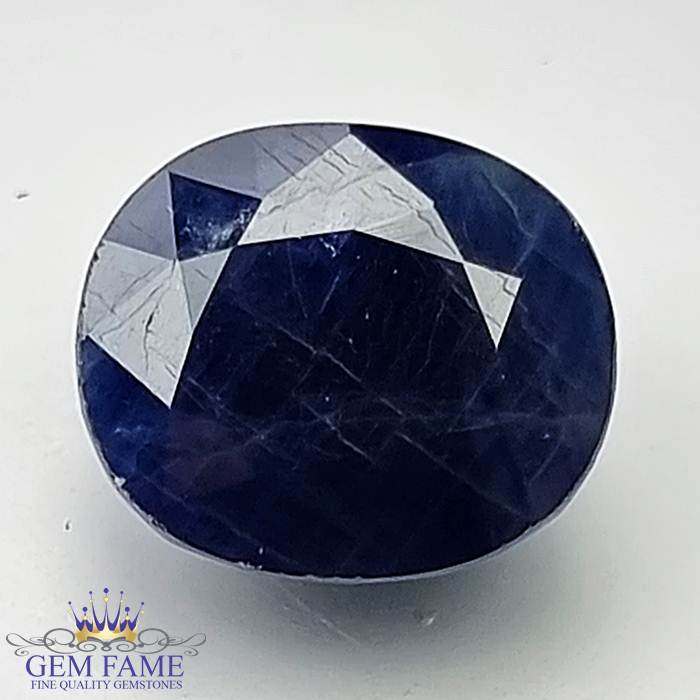 Blue Sapphire 6.95ct Natural Gemstone Mozambique