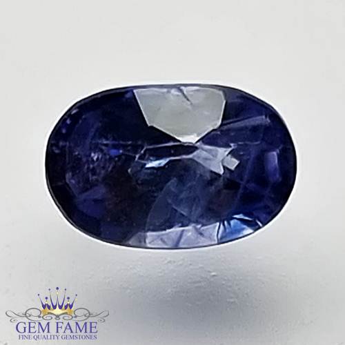Blue Sapphire 0.80ct (Neelam) Gemstone Ceylon