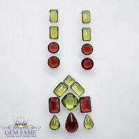 Earrings And Pendant Loose Gemstone set