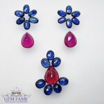 Earrings And Pendant Loose Gemstone set