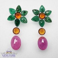 Earrings Loose Gemstone set