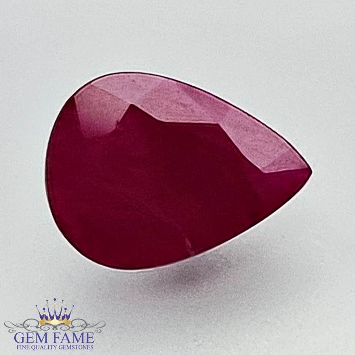 Ruby 1.44ct Natural Gemstone Burma