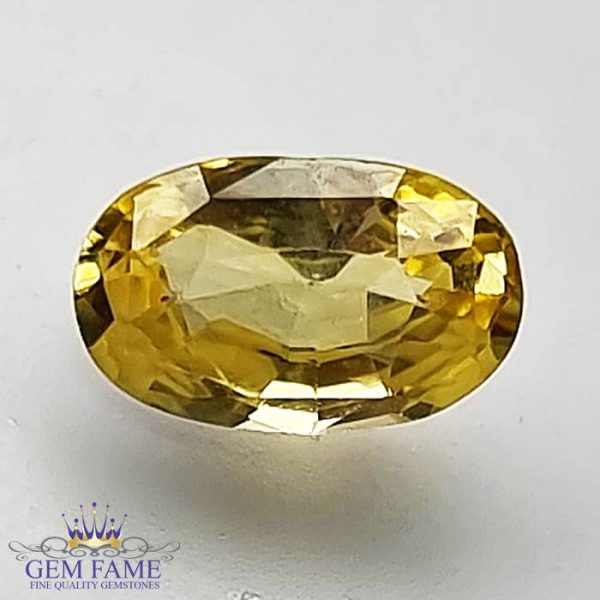 Yellow Sapphire 1.14ct (Pukhraj) Stone Ceylon