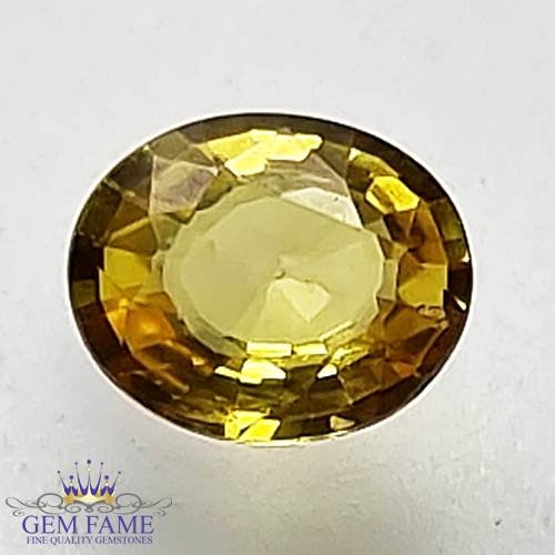 Yellow Sapphire 0.63ct (Pukhraj) Stone Ceylon