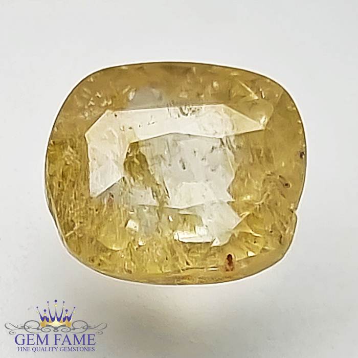 Yellow Sapphire 4.19ct (Pukhraj) Stone Ceylon