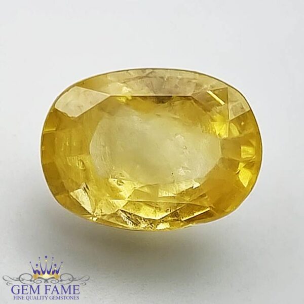 Yellow Sapphire 5.98ct (Pukhraj) Stone Ceylon